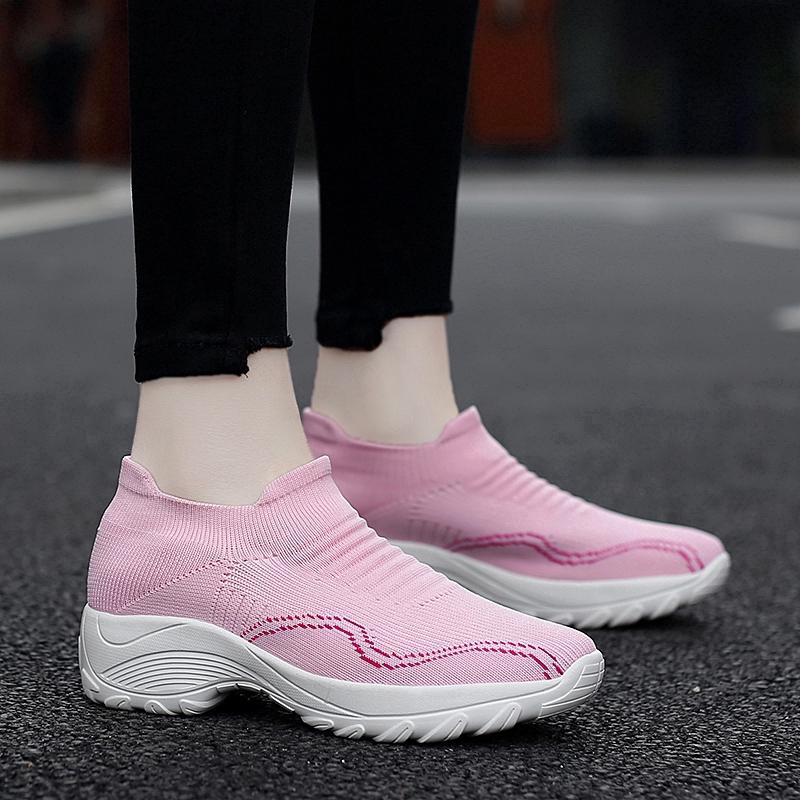 Giày Thể Thao Nữ Cổ Cao Thời Trang 2020