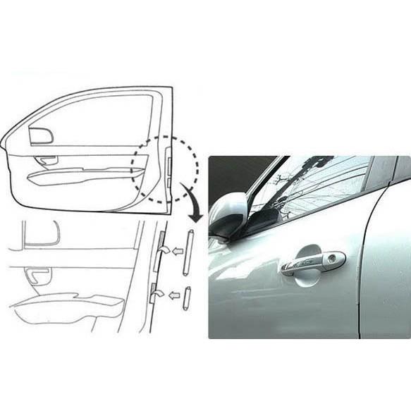 COMBO 8 MIẾNG DÁN CHỐNG VA ĐẬP CÁNH CỬA Ô TÔ MS-60
