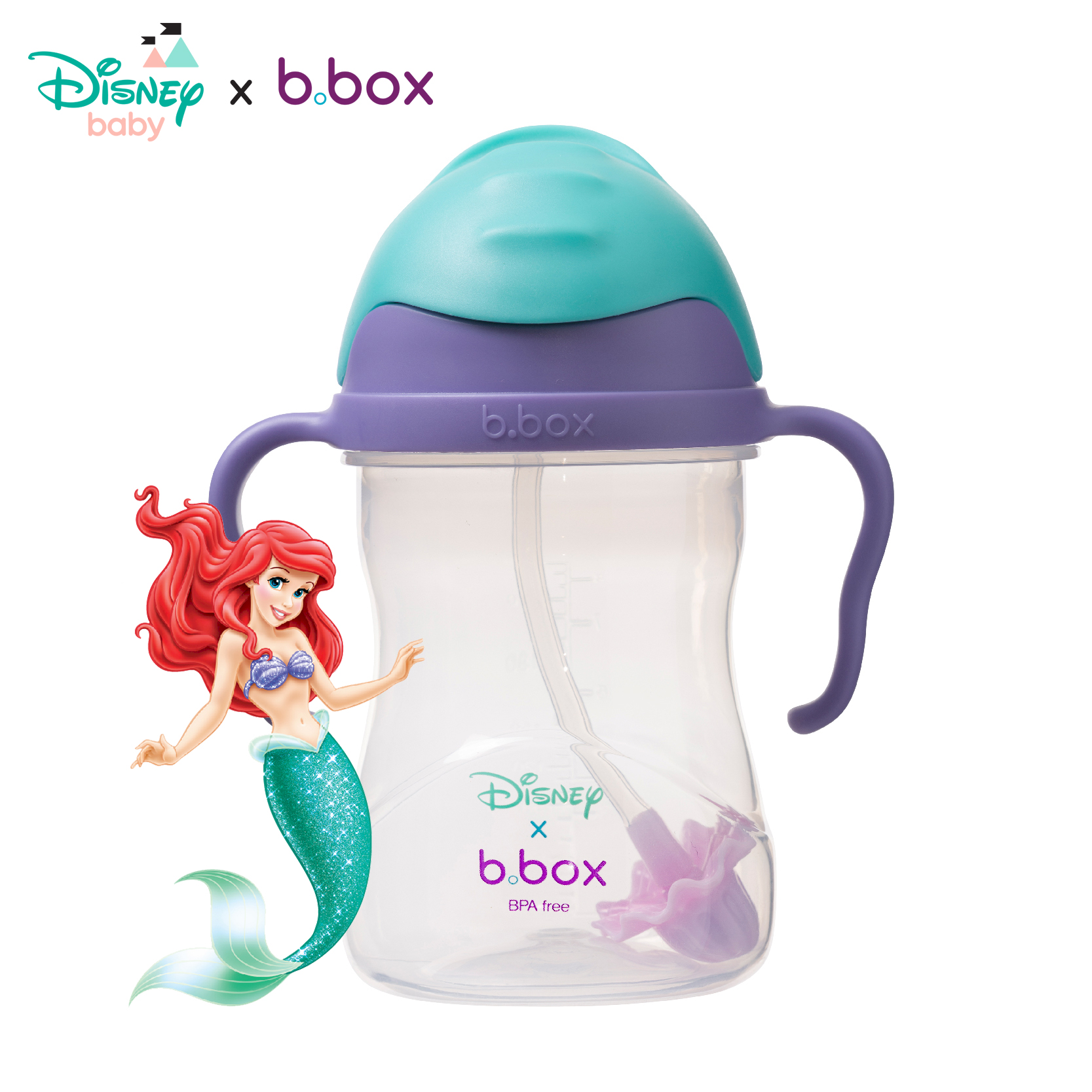 b.box Disney Bình nước 360 độ cho bé tập uống nước 240ml