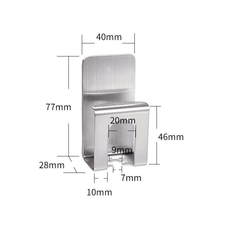 Giá INOX dán để bàn chải và cốc HÀNG ĐẸP