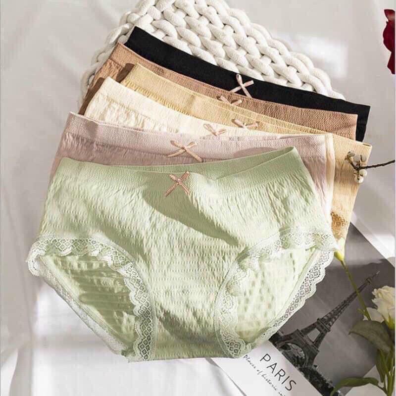Set 10 chiếc quần lót kháng khuẩn nhăn đẹp ,thông hơi, co dãn 4 chiều cotton mát
