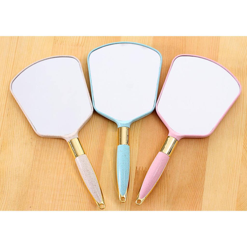 Handheld Makeup Cosmetic Compact Travel Portable Vanity Square Mirror 2Pcs