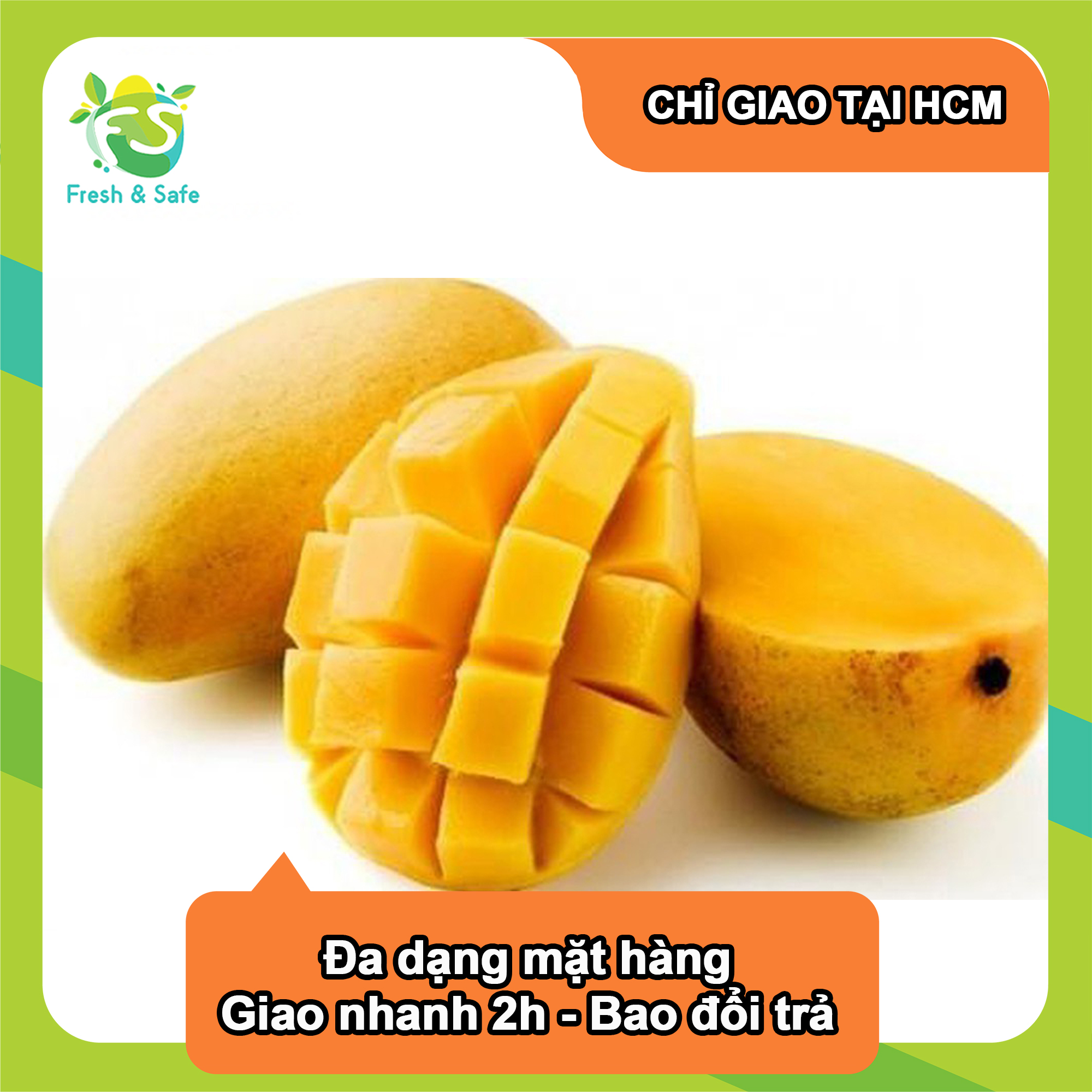 - Xoài cát Hòa Lộc - 1KG