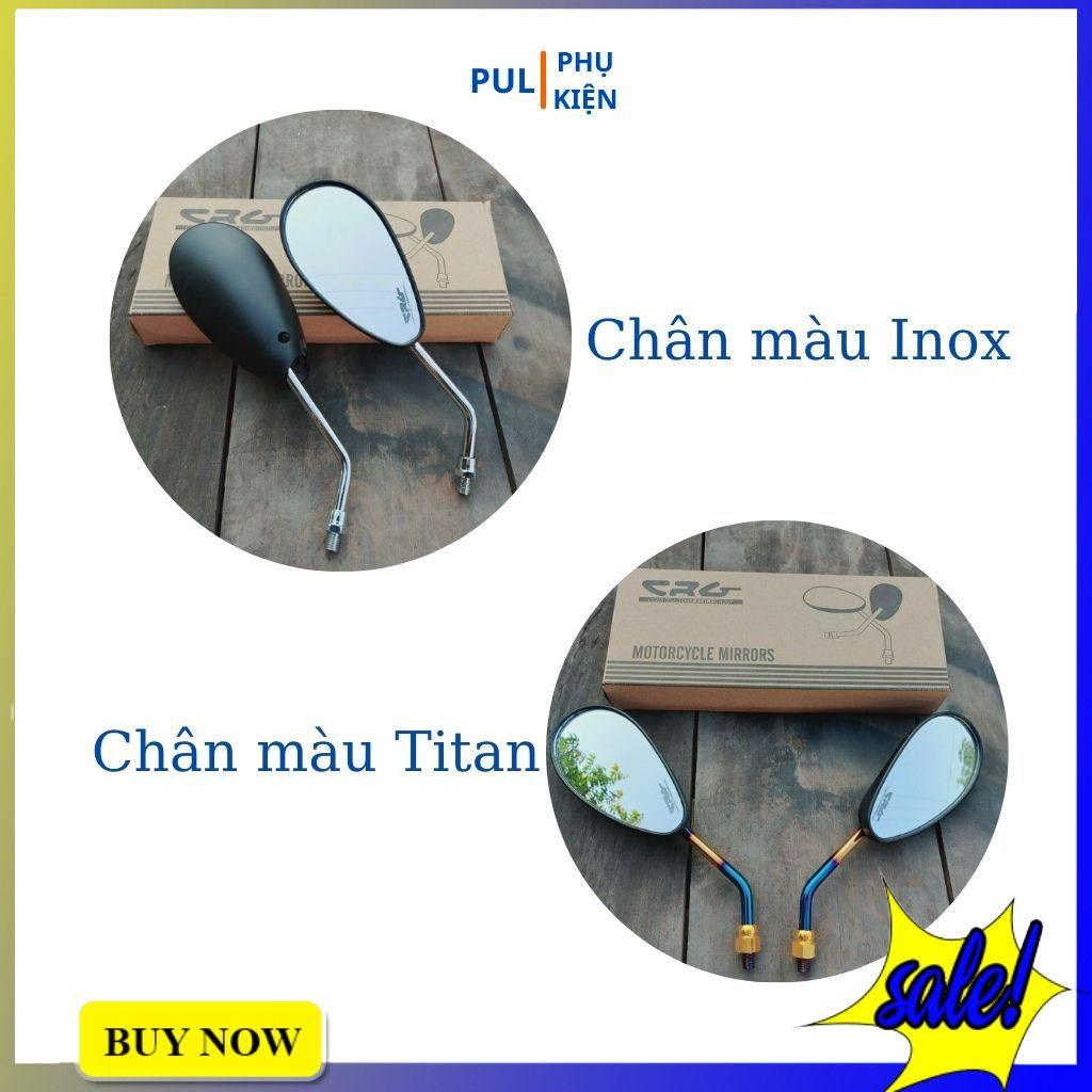 Gương xe máy thời trang kiểu Su Yaz chân 10li - Kiểu Yaz chân titan