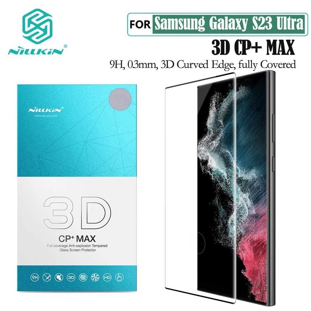 KÍNH CƯỜNG LỰC DÀNH CHO ĐIỆN THOẠI SAMSUNG GALAXY S23 ULTRA 5G - S22 ULTRA 5G NILLKIN 3D CP+MAX