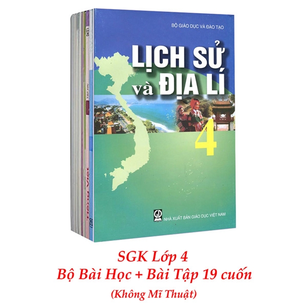 Sách Giáo Khoa Bộ Lớp 4 - Sách Bài Học + Sách Bài Tập (Bộ 19 Cuốn - Không Mĩ Thuật) (2021)