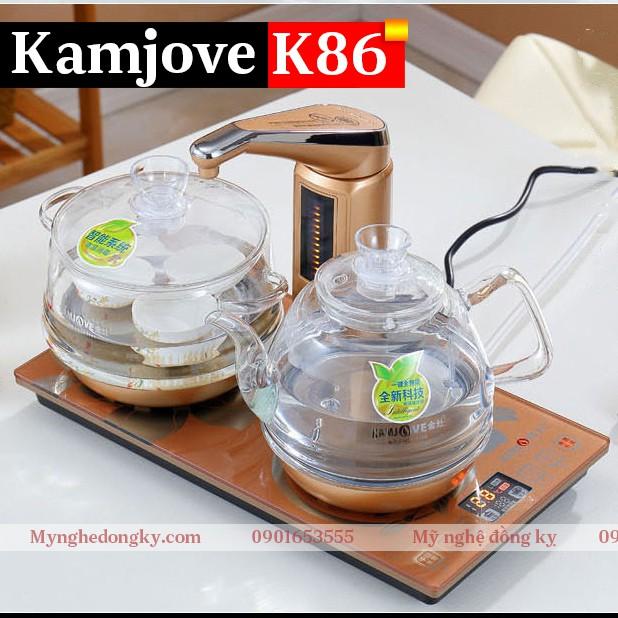 Bếp điện đun nước cao cấp Kamjove K86 màu vàng, sử dụng cho bộ bàn trà điện đun nước pha trà hoàn toàn tự động