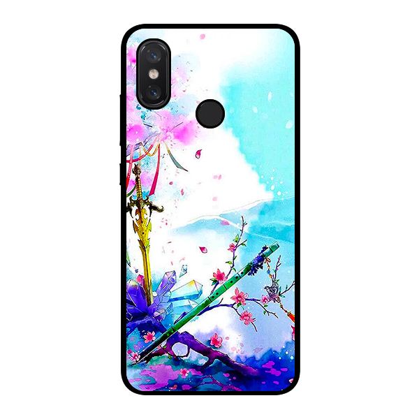 Ốp lưng cho Xiaomi Redmi Note 6 Pro nền hoa 241 - Hàng chính hãng