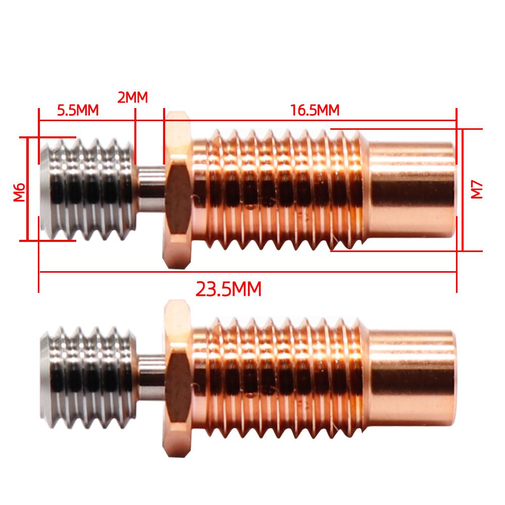 Bi-Metal V6-Crazy CR6 SE CR10-Tcrazy MK8 Đồng phá nhiệt