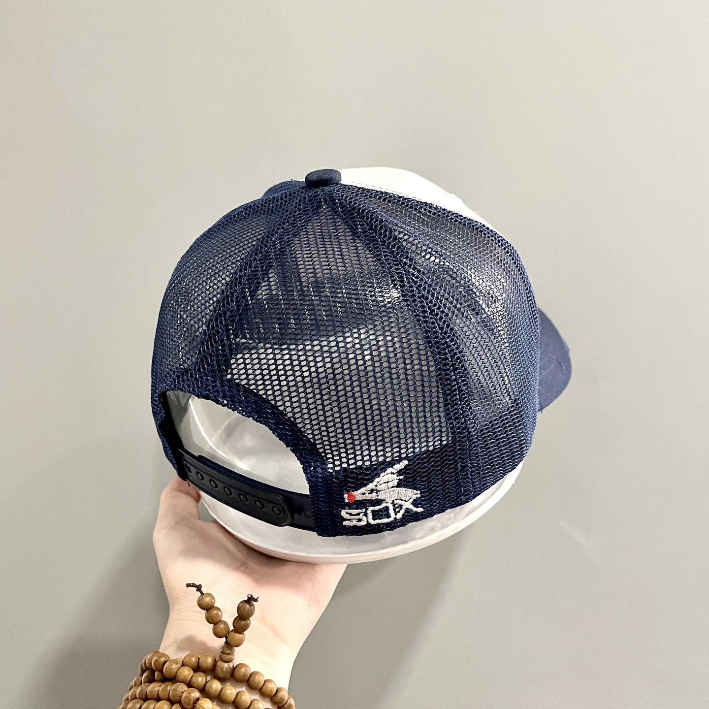 Nón kết, mũ lưỡi trai Chicago vải kaki phối lưới form đứng chuẩn thời trang đường phố cao cấp