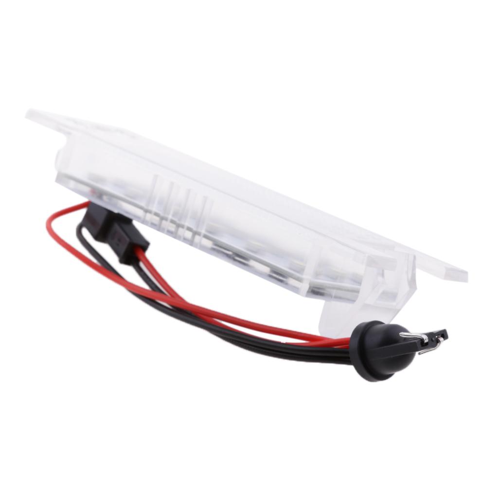 1 Pair Number License Plate LED Light Lamp For Vauxhall Opel Zafira Astra H