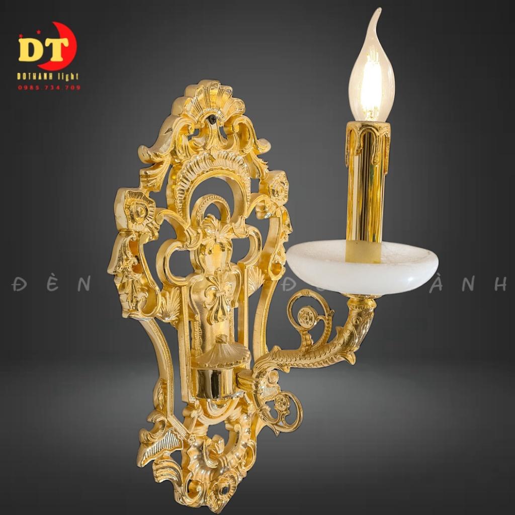 Đèn tường đồng nến phong cách bắc âu hiện đại HTLQ DTD