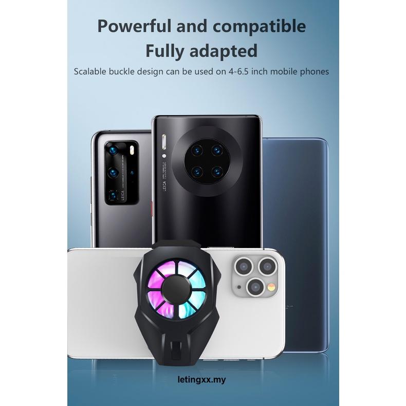 Mobile Tay Cầm Chơi Game Có Quạt Tản Nhiệt Cho Iphone Huawei Xiaomi Tablet