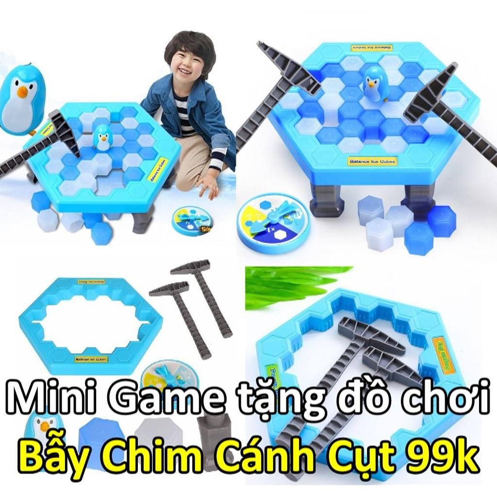 Combo Penguin Trap - Bẫy chim cánh cụt Tặng bài UNO-Đập băng,phá băng chim cánh cụt