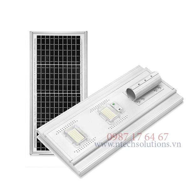 Đèn đường năng lượng mặt trời liền thể Jindian JD-A200 Công suất 200W Khung Nhôm, Chip Led 