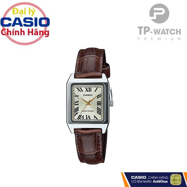 Đồng Hồ Nữ Chính Hãng Casio LTP-V007L-9BUDF Dây Da