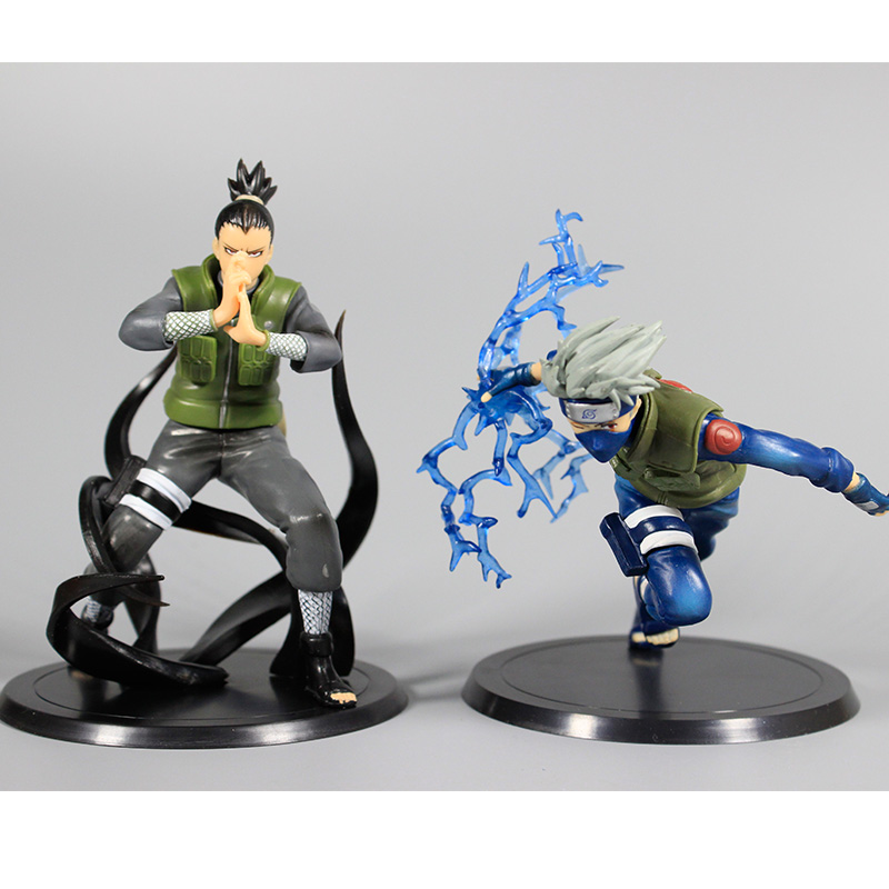 Combo  2 Mô Hình Naruto Anime Shippuden Kakashi Chidori và Shikamaru Nara Cao Cấp