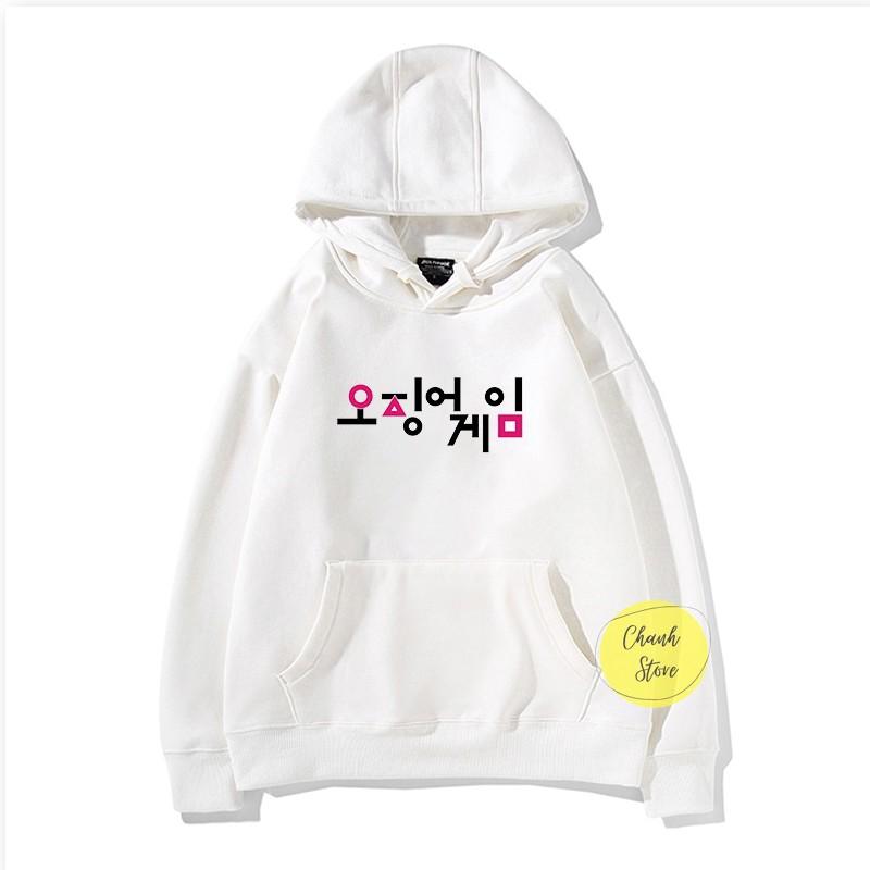 Áo Squid Game Trò Chơi Con Mực - Áo Hoodie Squid Game Form Dáng Rộng Nam Nữ