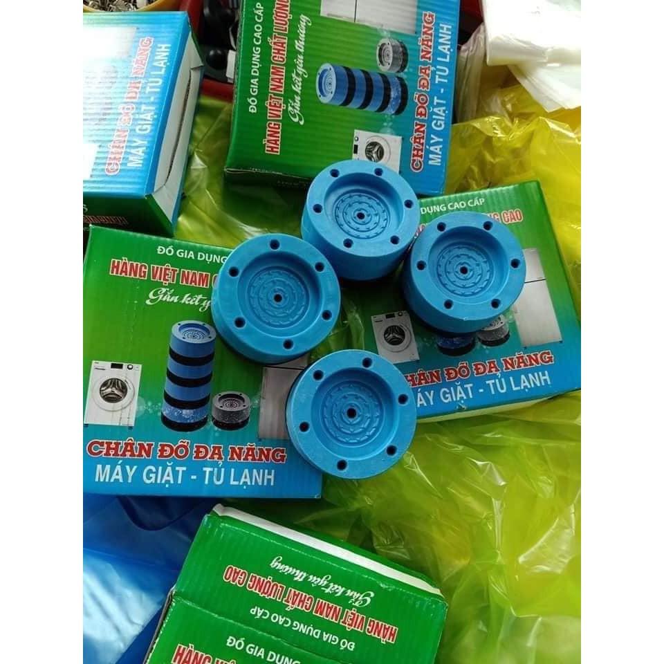 Bộ 4 Miếng Cao Su Chống Rung Máy Giặt, Chân Kê máy Giặt Cao Cấp - Cách Ly Tiếng Ồn Hiệu Quả