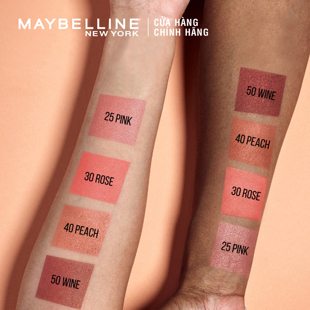 Phấn Má Hồng Mịn Nhẹ Tự Nhiên Giữ Màu Chuẩn Fit Me Blush Maybelline New York