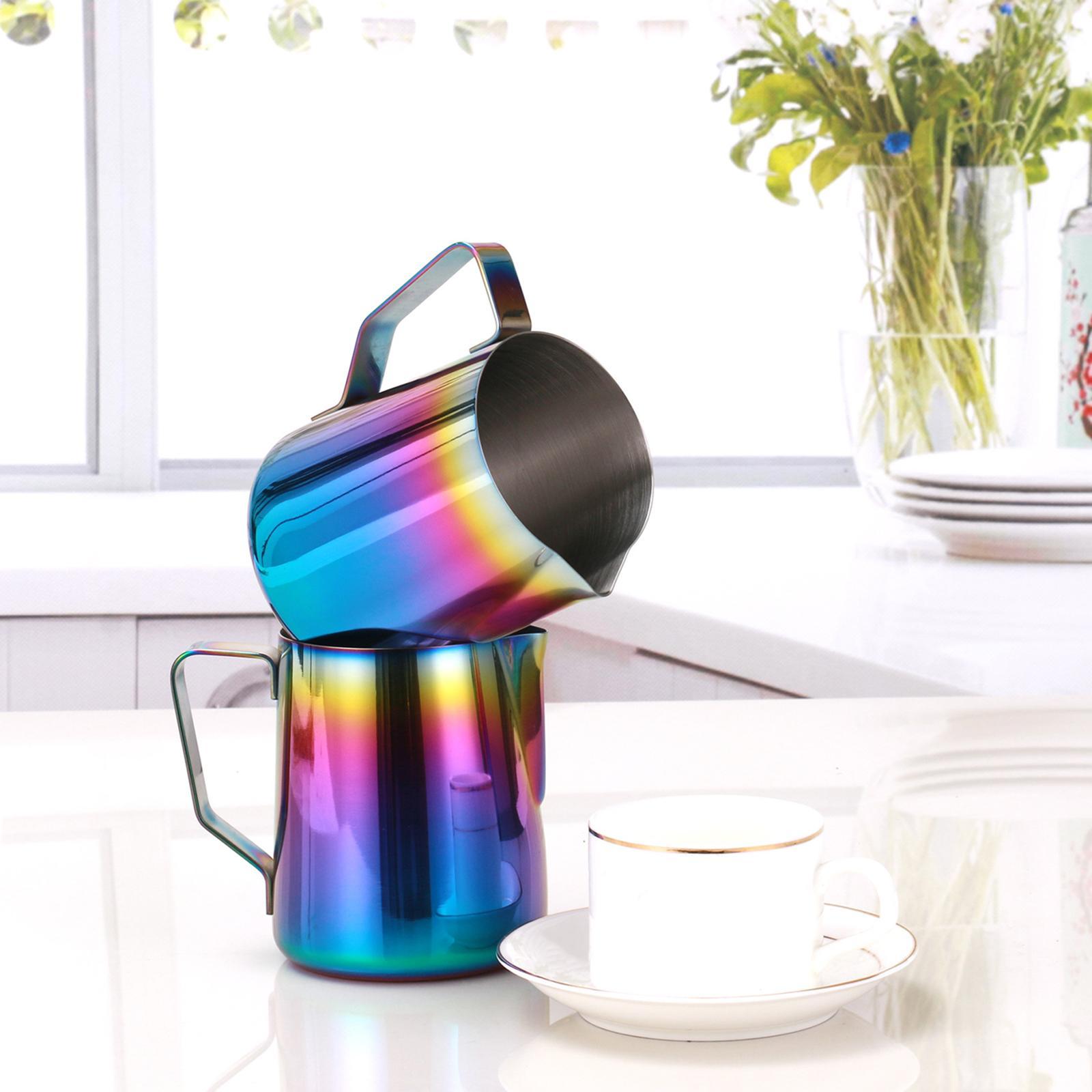 Espresso Milk Frothing Pitcher Milk Frothing Cup Heat Proof for Cafe Kitchen