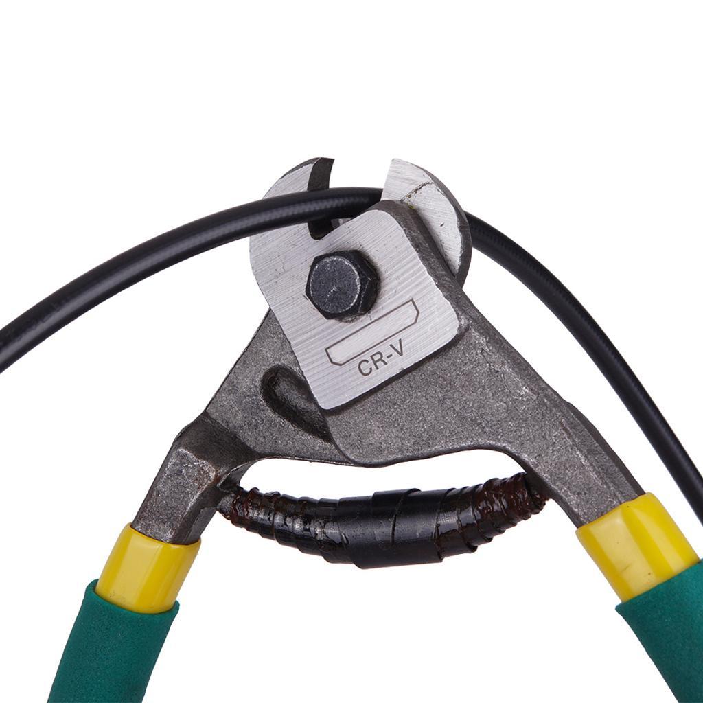 Heavy-Duty Carbon Steel Wire Nipper Bike Brake Cable Cutter Line Clamp