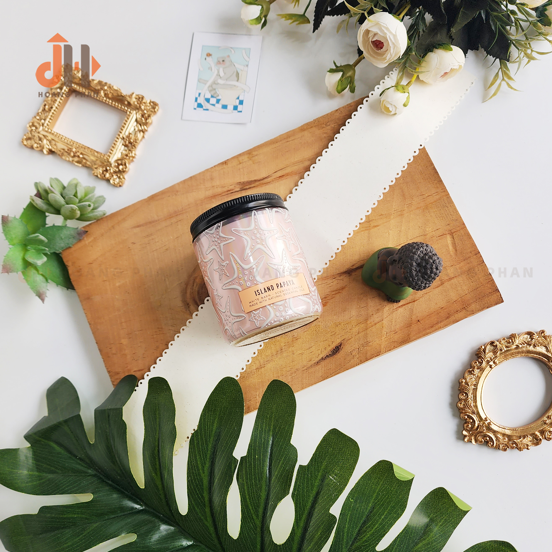 Nến Thơm Bath & Body Works - White Barn 1 Bấc