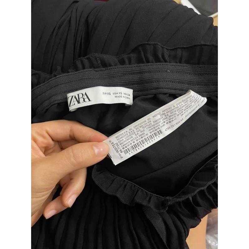 Quần váy voan xếp ly