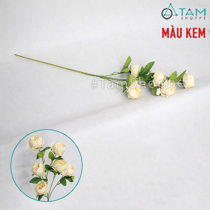 Cành hoa hồng Sapa giả cao cấp CHG-130