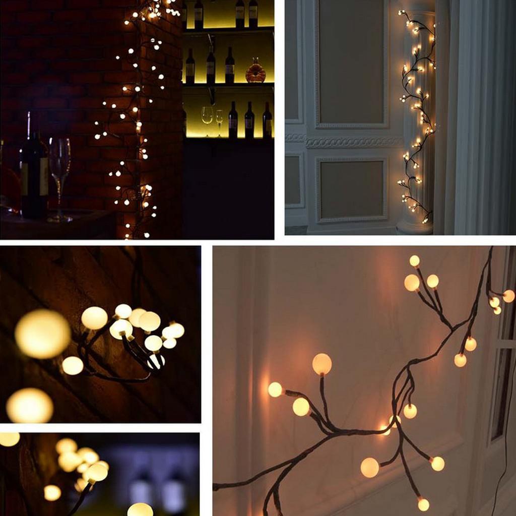 5m 50LED Fairy String Lights Home Festival Party Decor Lighting Warm White