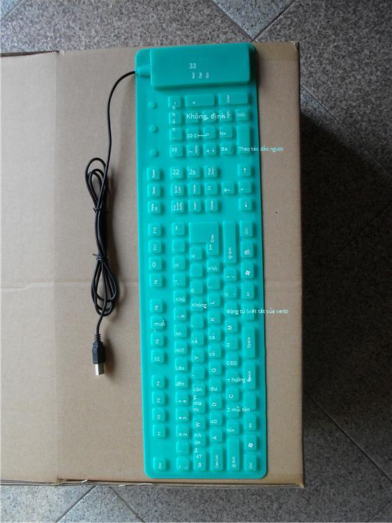 Ưu đãi đặc biệt bán trực tiếp bàn phím trò chơi silicon tại chỗ máy tính chống nước công nghiệp bên ngoài bàn phím cổ điển 109