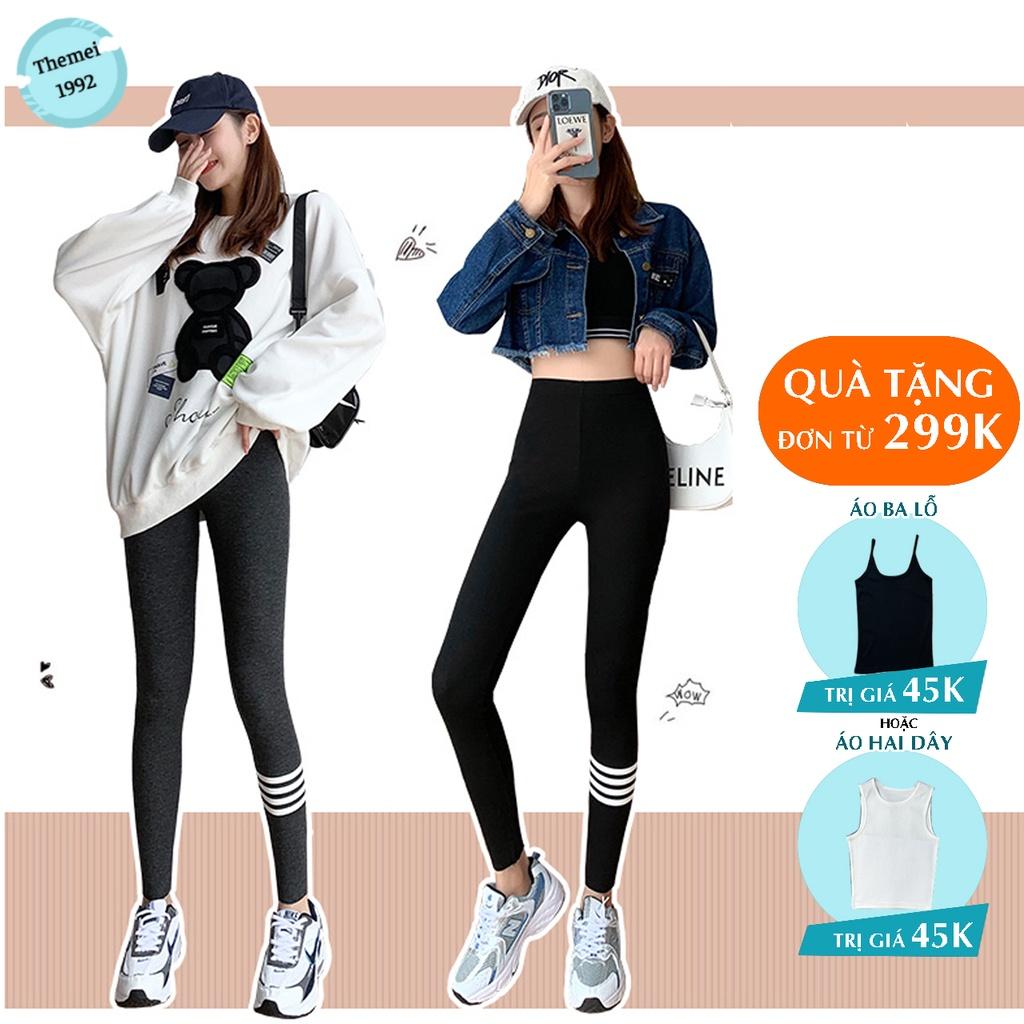 Quần legging nữ THE MEI 1992 - legging nữ tất cao cấp len tăm hàng Quảng Châu loại 1 co giãn siêu ấm 2021