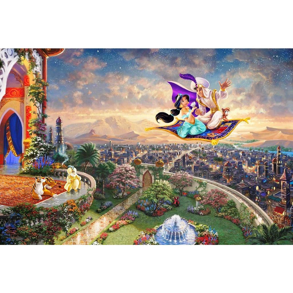Bộ ghép hình hộp 150 mảnh-Aladdin và Jasmine
