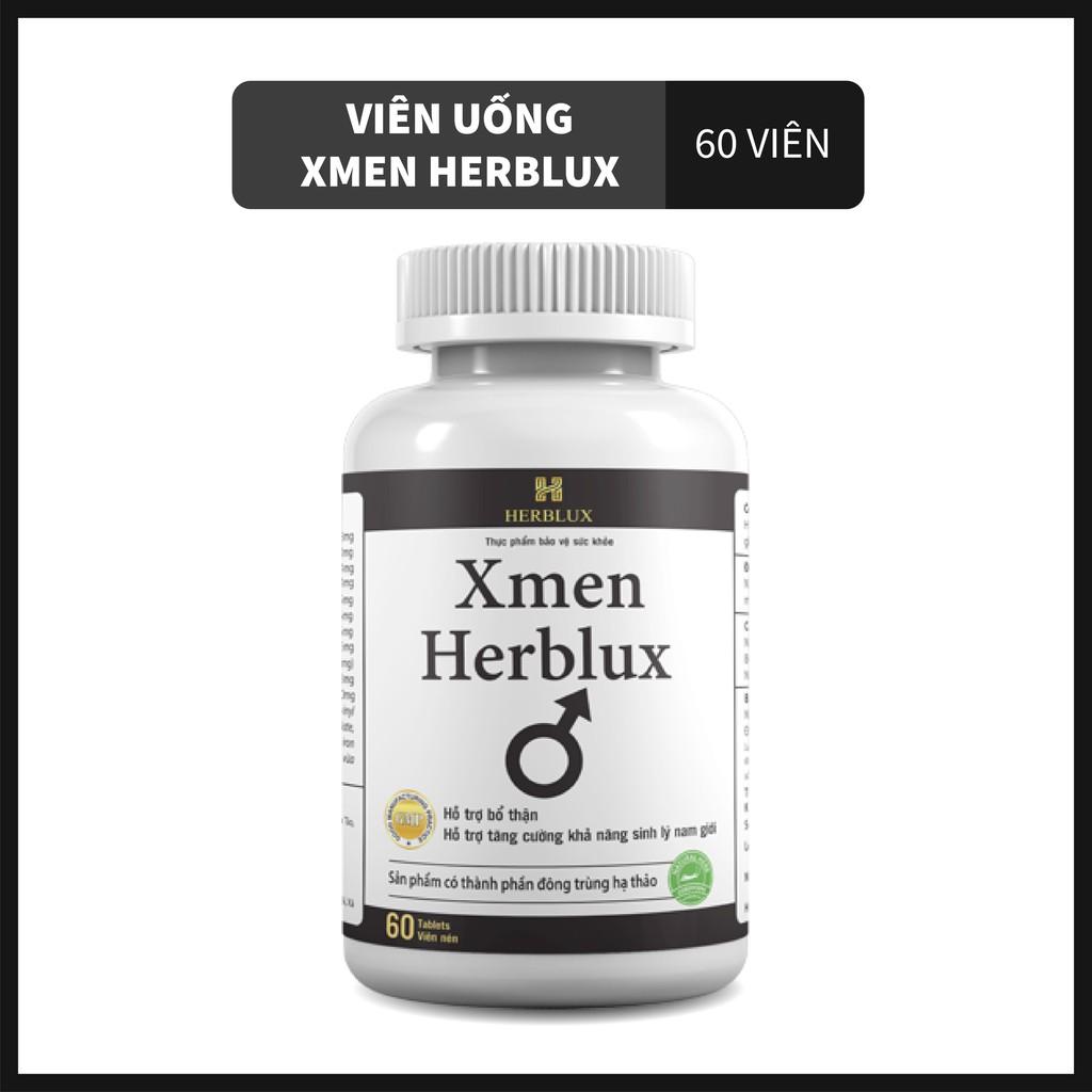 Xmen Herblux tăng cường sinh lý nam giúp bổ thận, giảm nguy cơ mãn dục nam giới (60 viên)