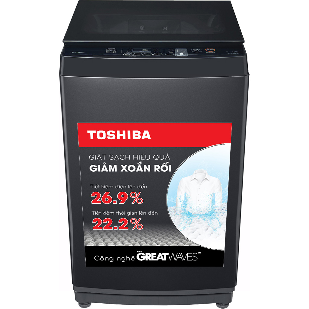 Máy giặt Toshiba Inverter 9 Kg AW-DK1000FV(KK) - Hàng chính hãng