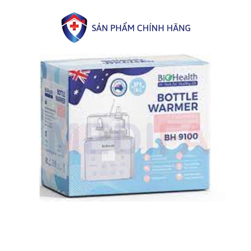 Máy hâm sữa tiệt trùng BioHealth BH9100 thiết kế sang trọng, hâm nóng đều 2 bình tiết kiệm thời gian