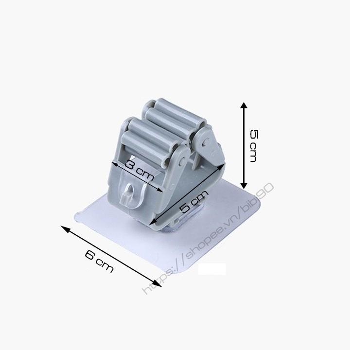 Đế treo chổi, móc treo chổi, móc cài chổi và cây lau nhà dán tường chịu lực cực tốt