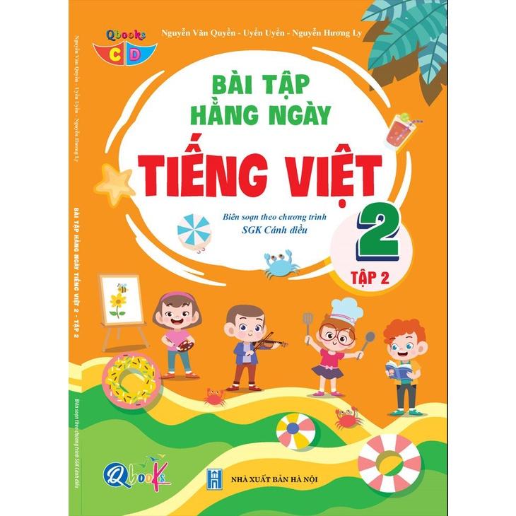 Sách Combo Bài Tập Hằng Ngày Toán và Tiếng Việt Lớp 2 - Cánh Diều - Tập 2 (2 cuốn) - BẢN QUYỀN