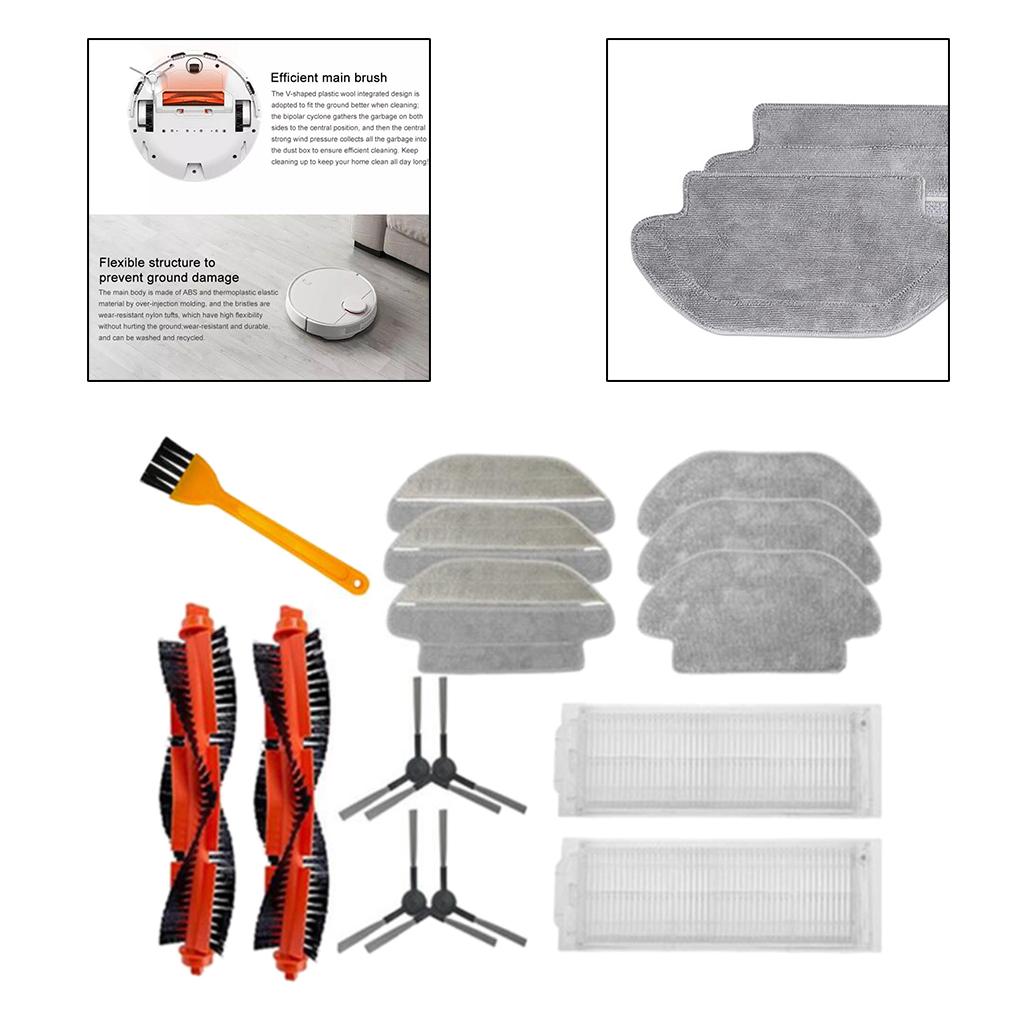 Robot Floor Sweeper Vacuum Cleaner Replace Accessories Kit for  STYJ02YM Series