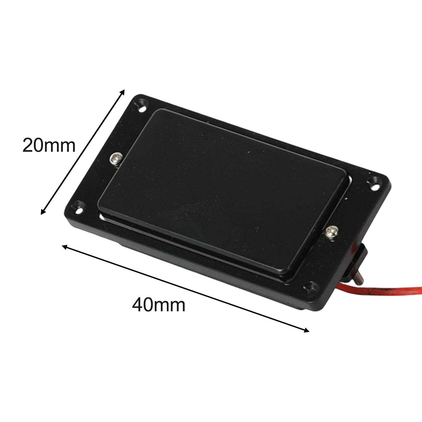 Electric Guitar Neck Bridge Pickup Noiseless Humbucker Pickup for Guitar