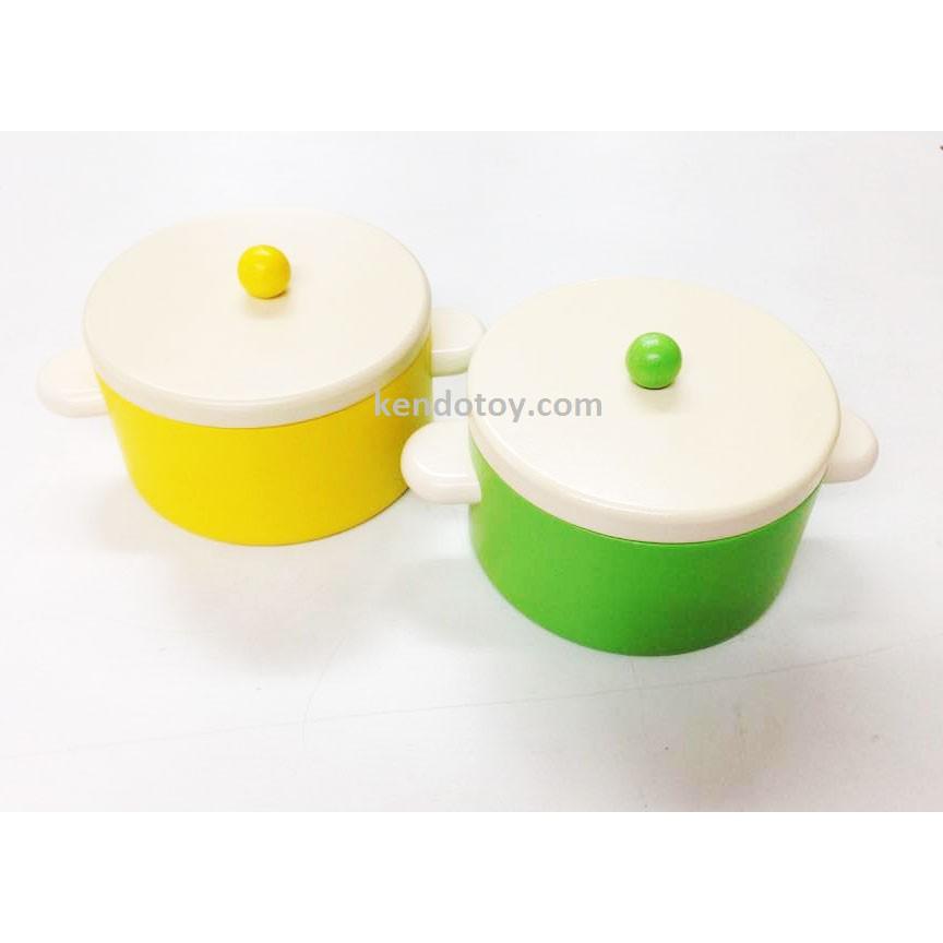 Bếp đồ chơi nấu ăn size trung đủ chức năng chơi cho bé bằng gỗ - Nguyên Combo