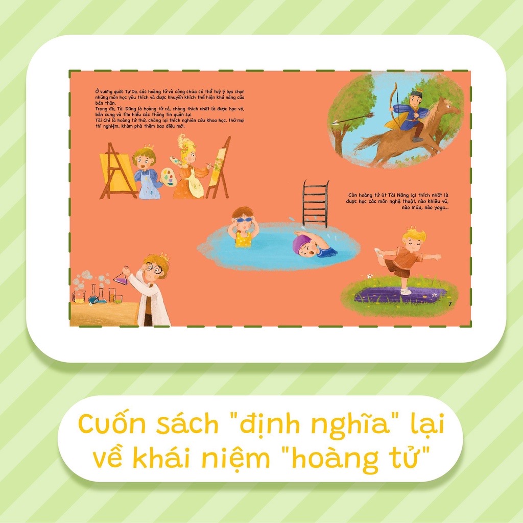 Truyện kể cho bé trước giờ đi ngủ - Truyện cổ tích hiện đại Công Chúa kiểu "Công Chúa", Hoàng tử rất "Hoàng tử" - Bìa cứng - LionBooks