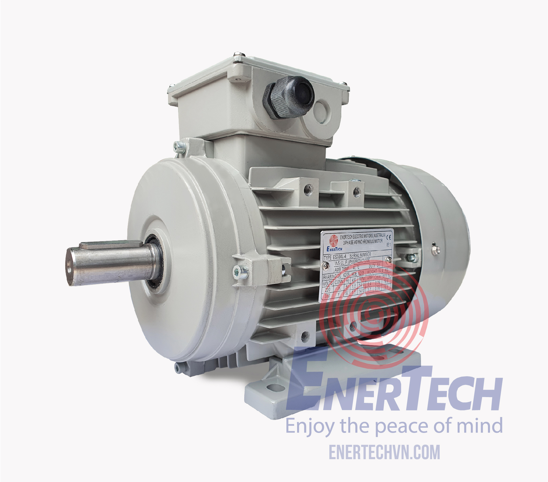 Động cơ điện Enertech 3 pha ESA 1.5kW 4P B3 - Hàng chính hãng