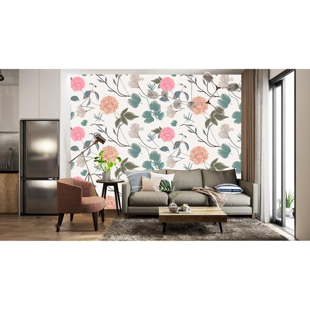 Decal dán tường hoa giấy 120x250cm