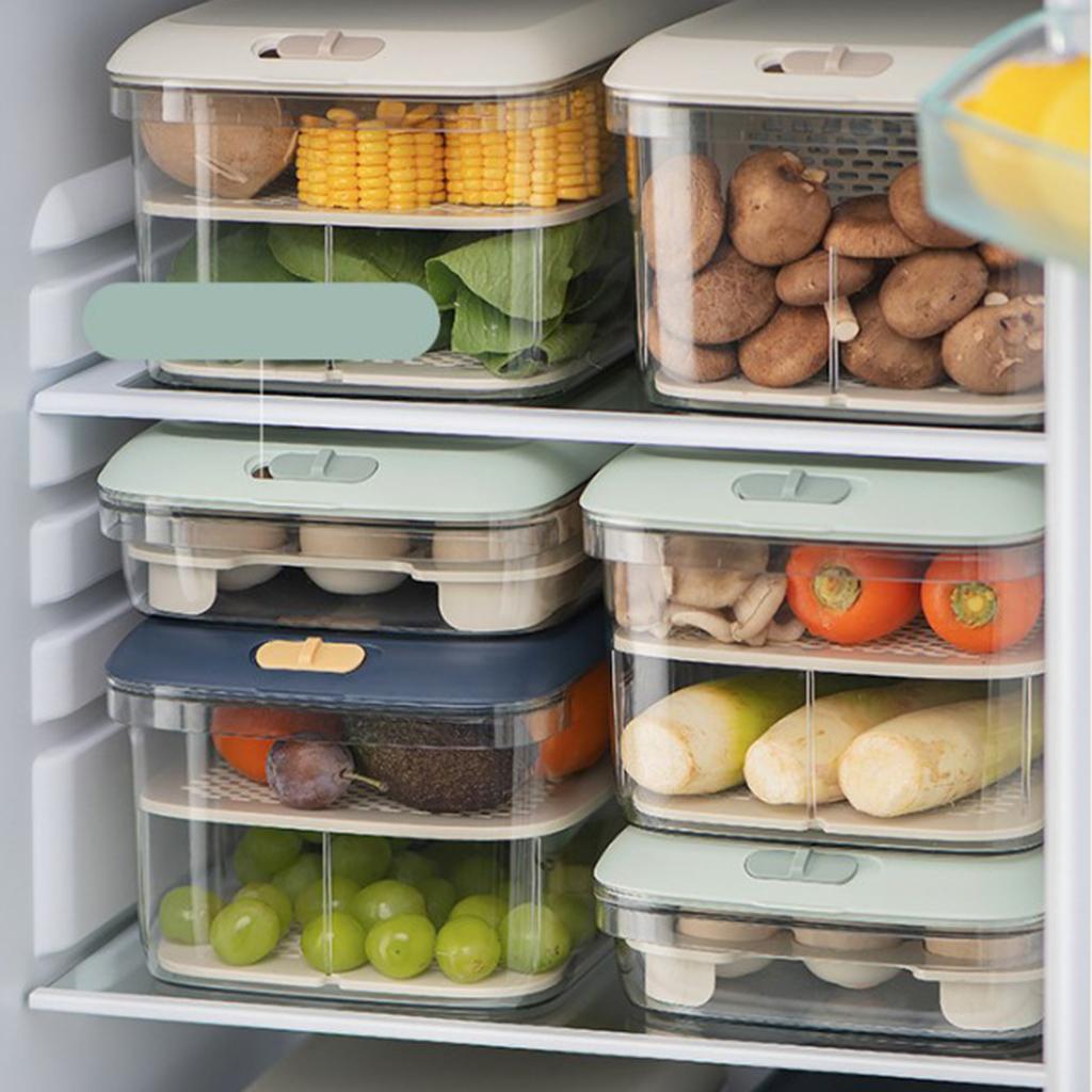 Storage Plastic Lids BPA Free Leak Proof Food Container Clear