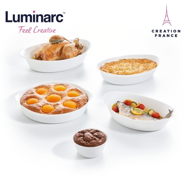 Khay Nướng Tròn Thuỷ Tinh Luminarc Smart Cuisine 28cm - LUKHN3165