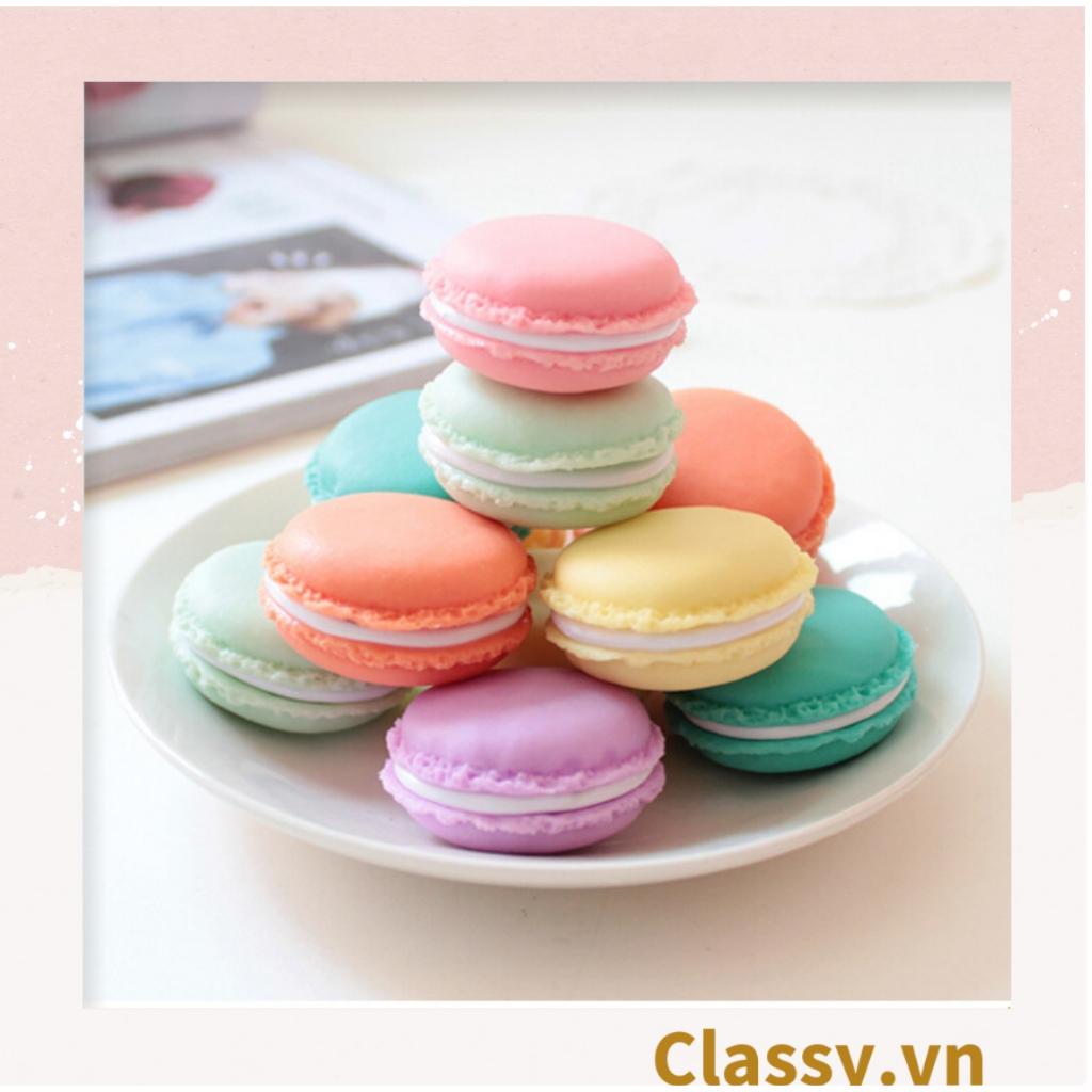 Hộp đựng trang sức, bông tai khuyên tai hoặc phụ kiện hoặc tai nghe hình bánh Macaron PK1713