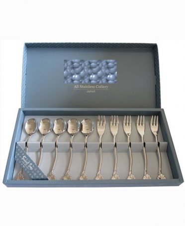 Set 10 thìa dĩa inox Rafaella nội địa Nhật Bản