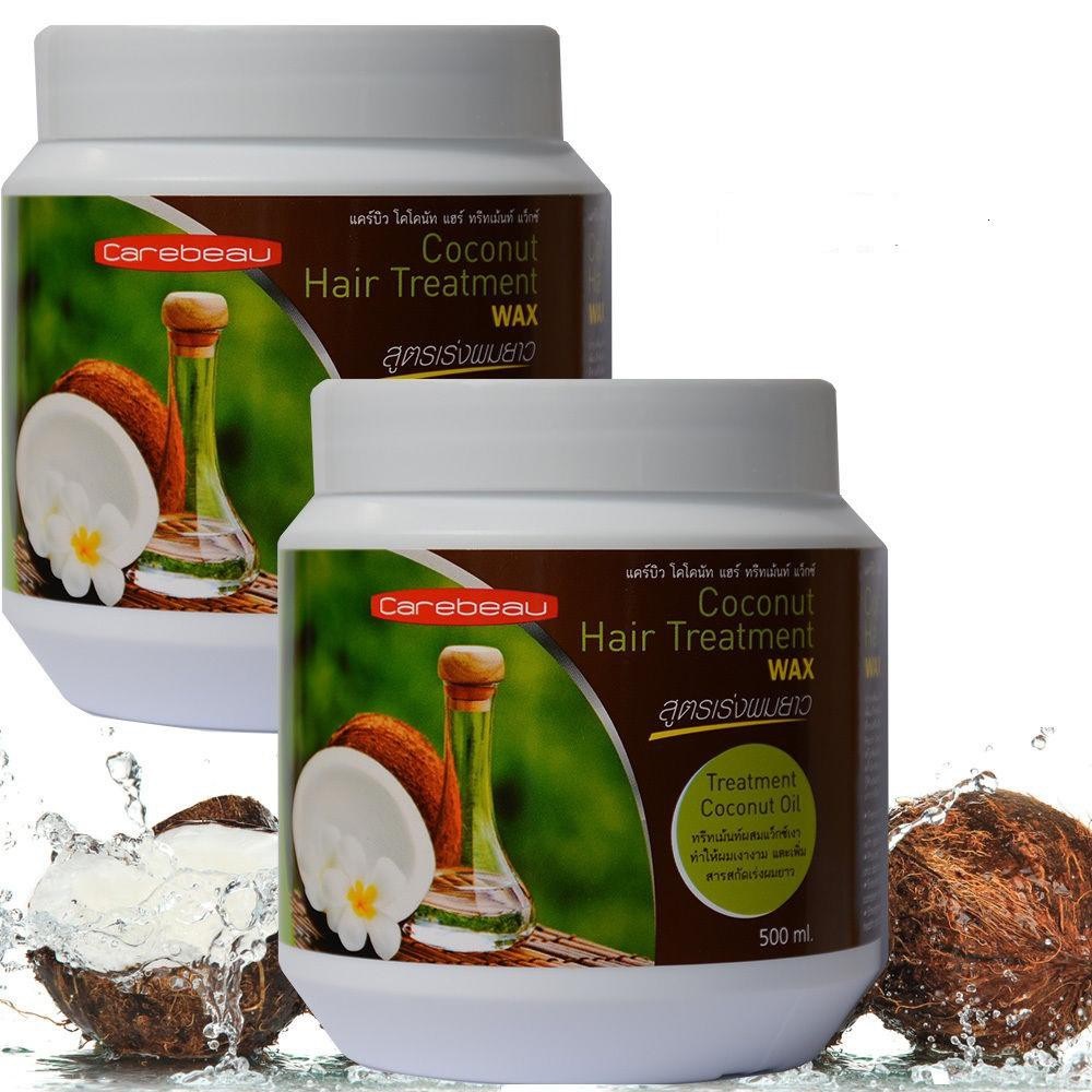 KEM Ủ TÓC SIÊU MƯỢT CAREBEAU CHIẾT XUẤT TINH DẦU DỪA COCONUT Hair Treatment THÁI LAN