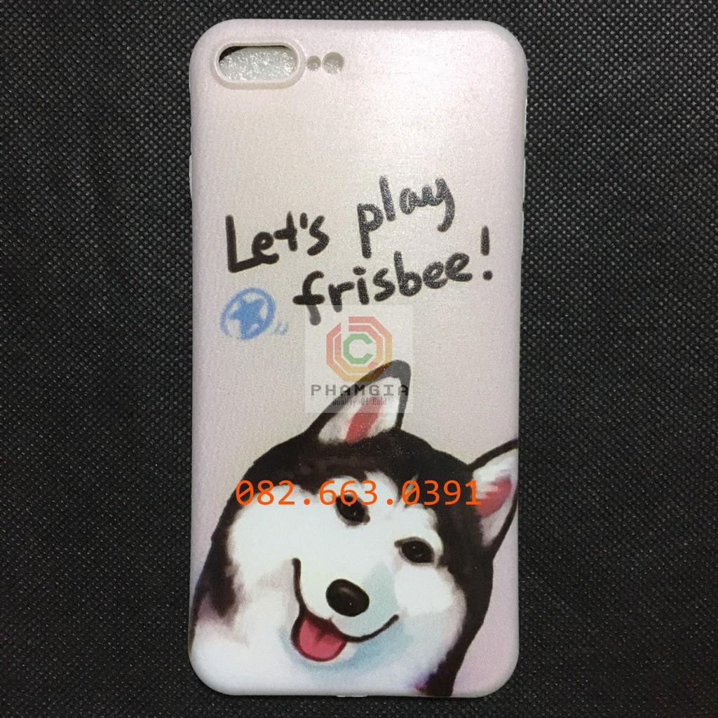 Ốp lưng dẻo cún cho shinba in hình đẹp dành cho iPhone X 8 7 6 6S Plus 5 5S SE